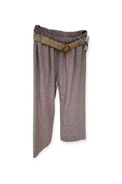 spodnie szerokie 100cm pas viscoza beązowe